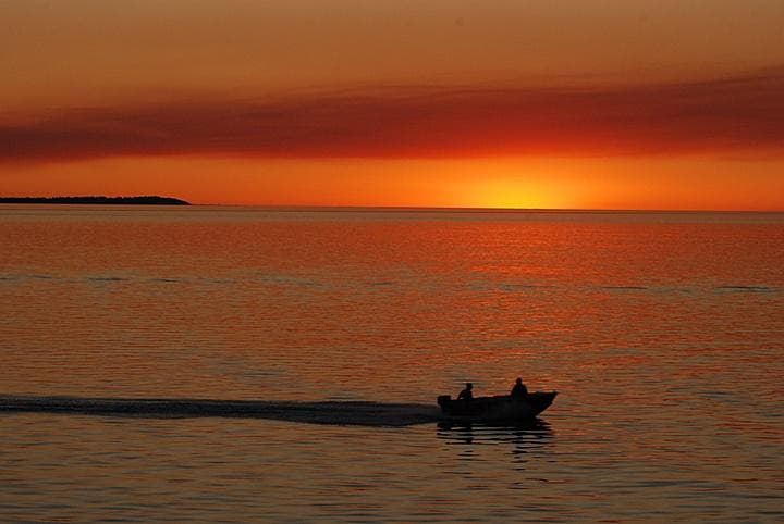 Tramonto nelle Whitsunday islands